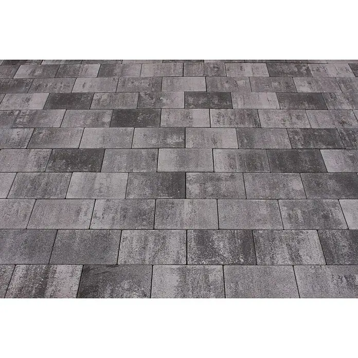 Seesteiner Pflasterstein Piazza - L x B x S: 22,5 x 15 x 5 cm, Anthrazit, Beton