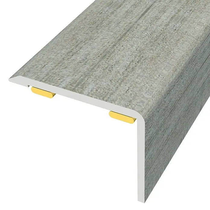 Baglinox Perfil angular Greyish - Z1 - 135 cm x 25 mm x 20 mm, Pegado