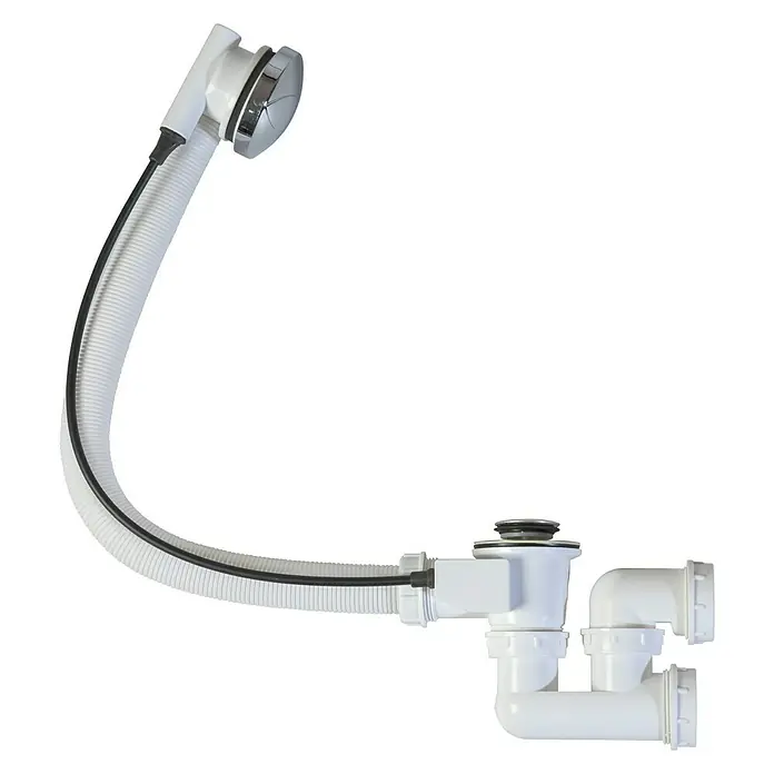 Válvula para bañera automática con sifón - prod. envasado - 1½", Polipropileno, Apto para: Bañeras
