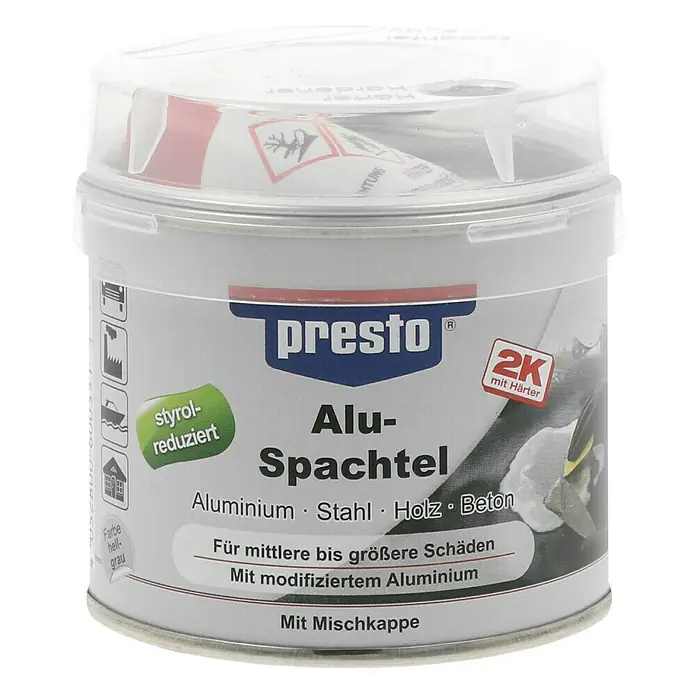 Presto Aluspachtel - 250 g - Vorderansicht