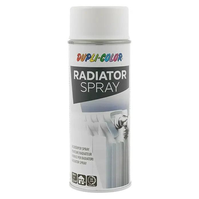 Dupli-Color Special Heizkörperspray RAL 9010 - Reinweiß, Seidenmatt, RAL 9010, 400 ml - Vorderansicht