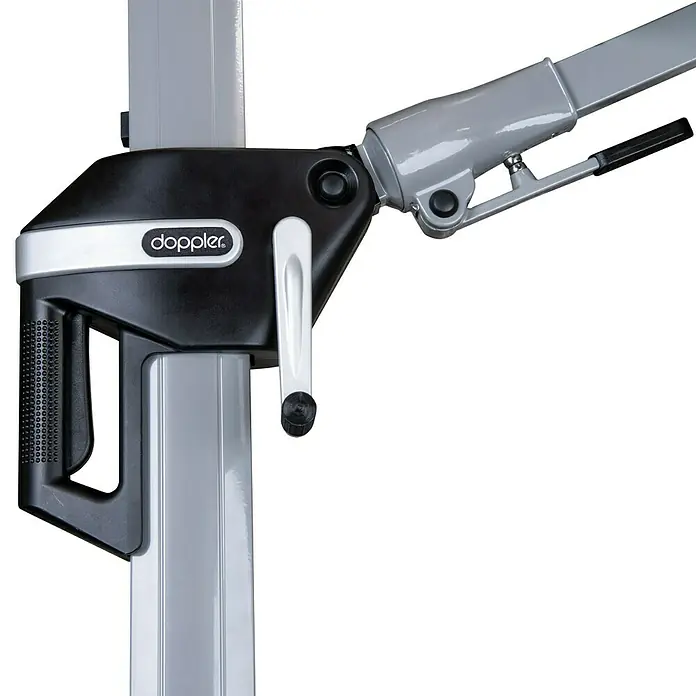 Doppler Active Pendelschirm - Anthrazit, 350 x 260 cm - Detailaufnahme