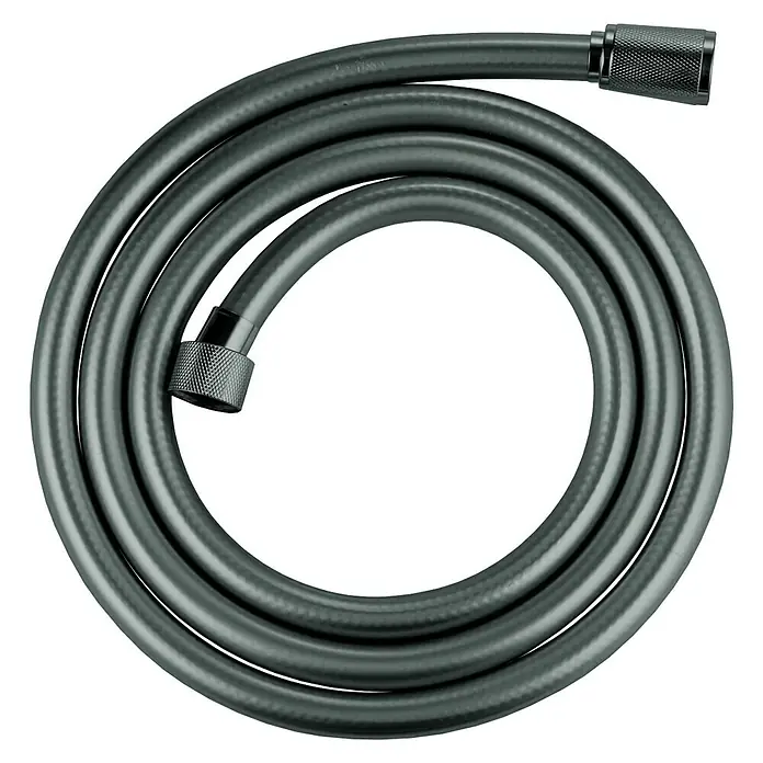 Grohe Brauseschlauch Silverflex - Länge: 175 cm, ½″, Kunststoff, Hard Graphite - Vorderansicht