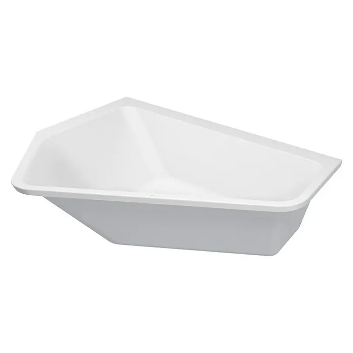 Duravit Badewanne Paiova 5 - 190 x 140 cm, Raumecke Links, Sanitäracryl, Weiß - Vorderansicht
