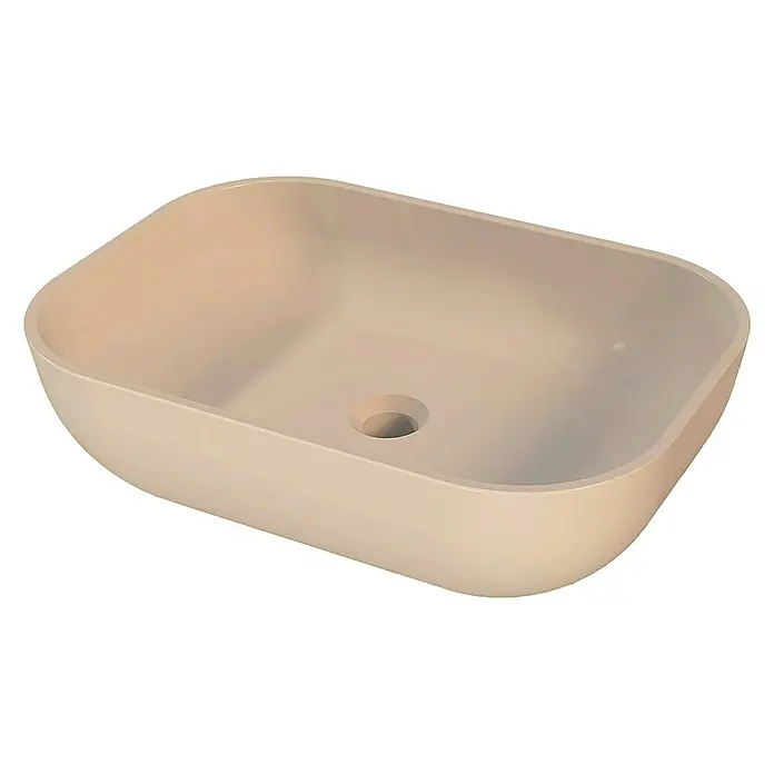 Lavabo Sena - An x L: 45,5 x 32,5 cm, Fango