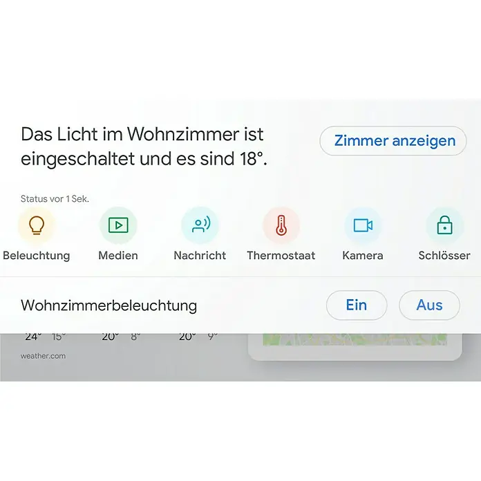 Google Nest Sprachgesteuerter Lautsprecher Display Hub - Carbon, Netzbetrieben - Anwendungsbeispiel