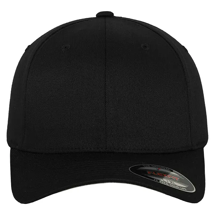 Flexfit Baseballkappe - Schwarz, Konfektionsgröße: L/XL - Vorderansicht