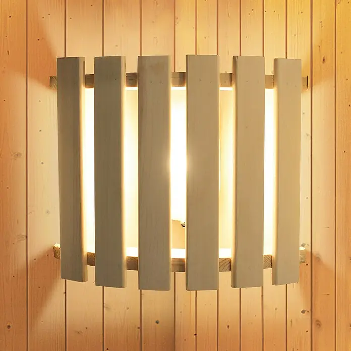 Karibu Saunaleuchte Modern - 40 W, Holz