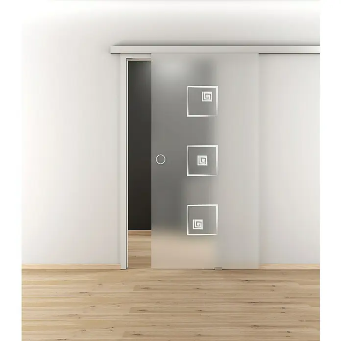 Diamond Doors Griffmuschel GM 49110 - Aluminium, Geeignet für: Ganzglas-Schiebetüren, Durchmesser: 60 mm - Stimmungsaufnahme