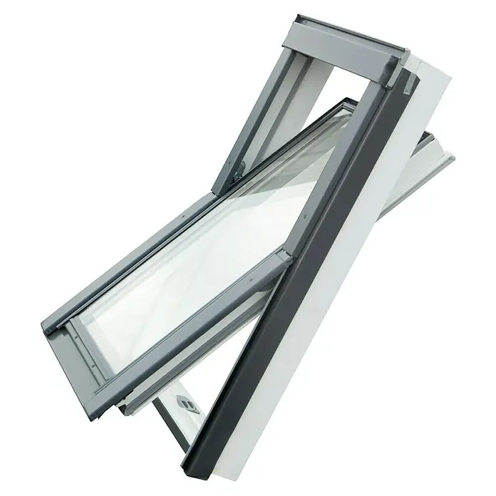 Solid Elements Pro Dachfenster - B x H: 55 mm x 77,8 cm, Kunststoff, Grau/Anthrazit