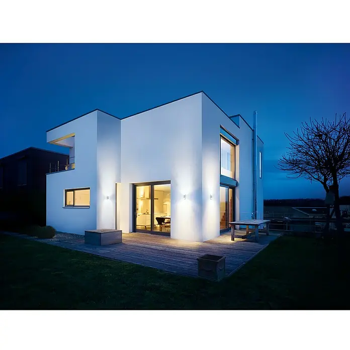 Steinel LED vanjska svjetiljka sa senzorom pokreta L910 - 9,8 W, D x Š x V: 8 x 8,5 x 23,5 cm, Antracit, Bijele boje, Topla bijela - Živopisni prikaz