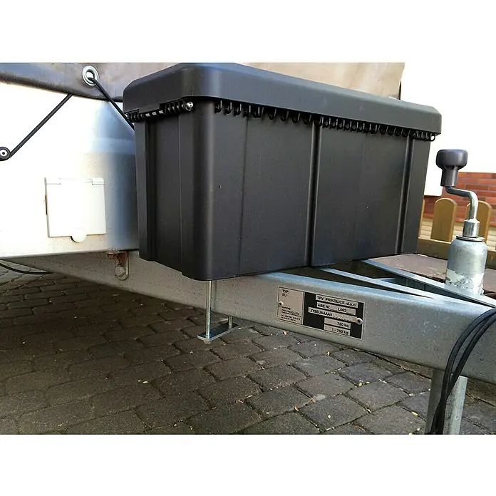LAS Deichselbox - 56 x 25 x 27 cm, Nutzlast: 30 kg - Anwendungsbeispiel