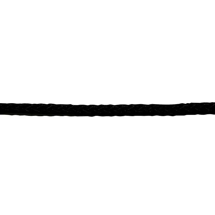 Uže za zastavu - Ø x D: 4 mm x 20 m, Crne boje - Pogled sprijeda