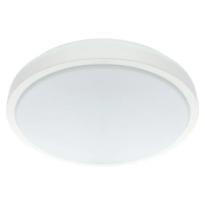 Eglo LED-Wand- & Deckenleuchte rund Competa 1 - 23 W, Ø x H: 325 mm x 5,5 cm, Weiß, Warmweiß