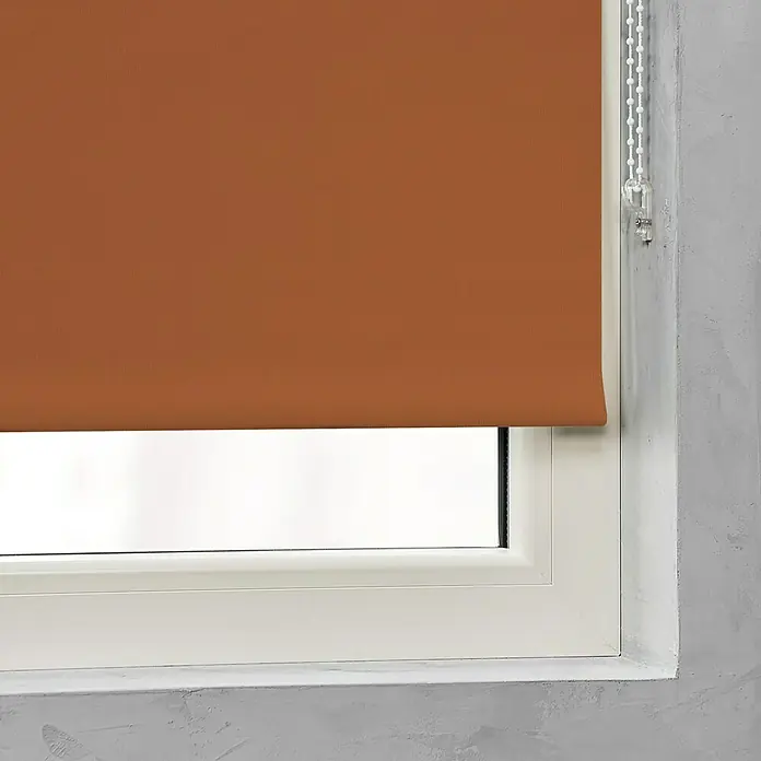 Expo Ambiente Rollo Verdunkelung - B x H: 120 x 190 cm, Terracotta - Detailaufnahme