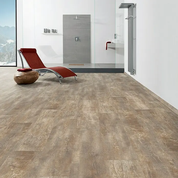 Living by Haro Designboden HydroStar Eiche Monza geräuchert - 1.282 x 235 x 6,5 mm, Landhausdiele - Stimmungsaufnahme