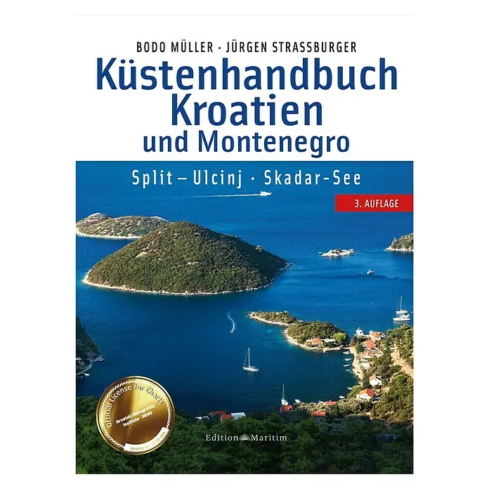 Küstenhandbuch Kroatien und Montenegro - Split – Ulcinj: Mit Skadar-See; Bodo Müller, Jürgen Strassburger; Edition Maritim -  - Vorderansicht
