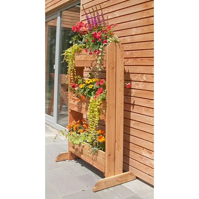 Kräuterregal - 22 x 80 x 141 cm, Holz, Natur