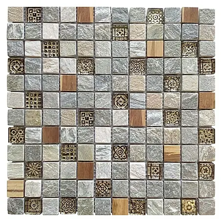 Baldosa de mosaico Bamboo