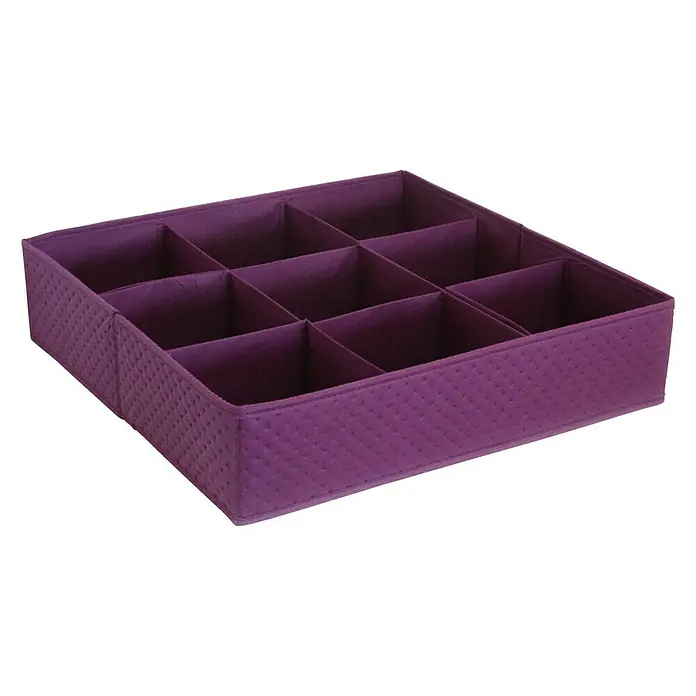 Deblanch Organizador Derby - L x An x Al: 44 x 44 x 10 cm, Violeta