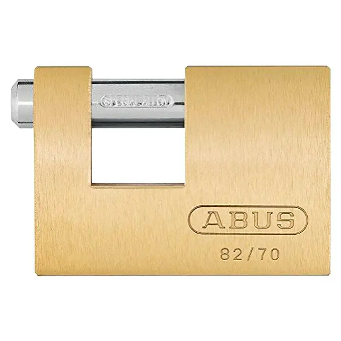 Abus Candado Monobloc 82/90 - An x Al: 90 x 61 mm, 1 ud., Latón