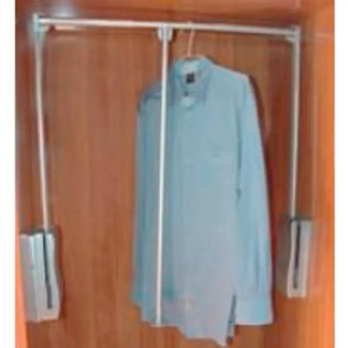 Perchero extensible hasta 83 cm - Plateado