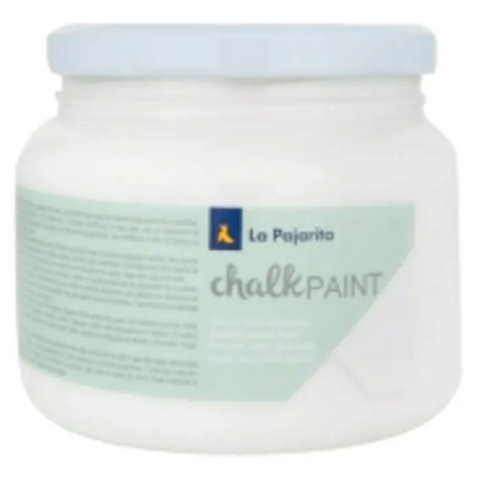 La Pajarita Pintura de tiza Chalk Paint - Blanco nube, 500 ml, Mate