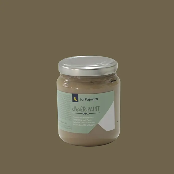 La Pajarita Pintura de tiza Chalk Paint - Marrón Eiffel, 175 ml, Mate