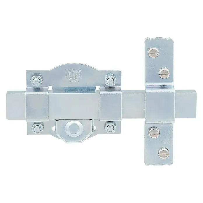FAC Cerrojo para trasteros 50-R/80 - L x An x Al: 170 x 126 x 50 mm