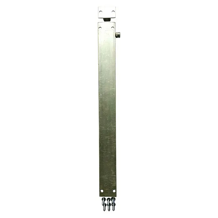 Cerrojo - Largo: 300 mm, Aluminio, Plateado