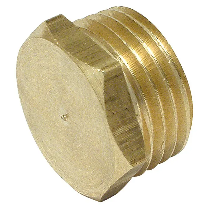 Tapón de latón M - ¾″, Latón