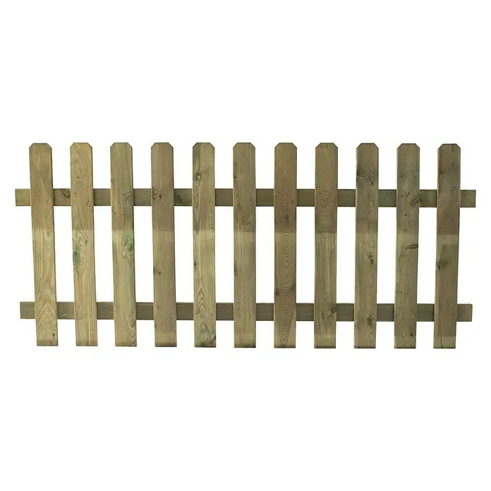 Forest-Style Valla de madera Mustang - L x Al: 1,8 x 0,8 m, Natural
