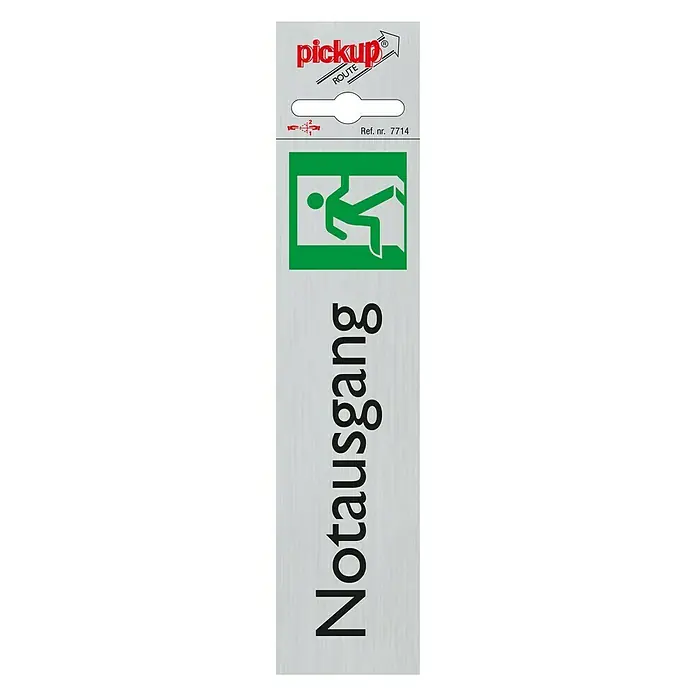 Pickup Aufkleber - Motiv: Notausgang, L x B: 165 x 44 mm