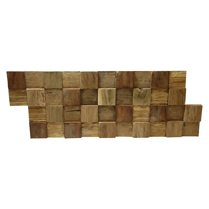 Panel de revestimiento Ultrawood Teka Square - 49,5 cm x 18 cm x 12,5 mm