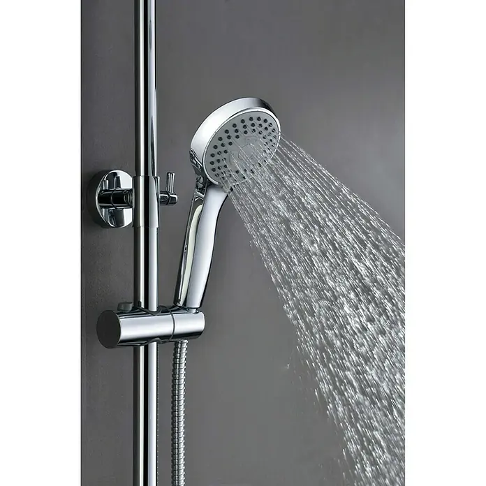 Imex Sistema de ducha Londres - Con grifo termostático, Número de tipos de chorro: 3 ud., Cromo