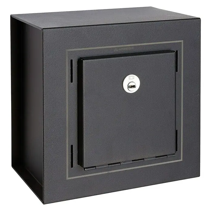 Arregui Grid Caja fuerte empotrable 13000W-S0 - L x An x Al: 20 x 20 x 13 cm, Tipo de cerradura: Llave, 6 l