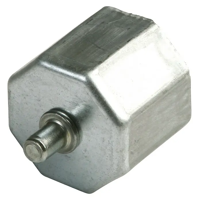 Tapón con espiga - Apto para: Persiana, Diámetro: 60 mm, Zincado