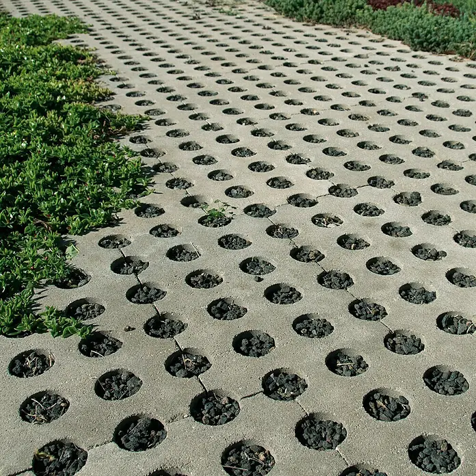 Adoquín para jardín - 60 x 36 x 8 cm, Gris, Hormigón
