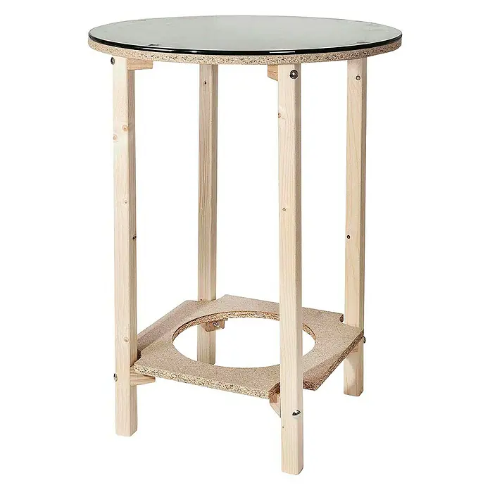 Cristal para mesa camilla redonda de 90 - 5 mm x 90 cm