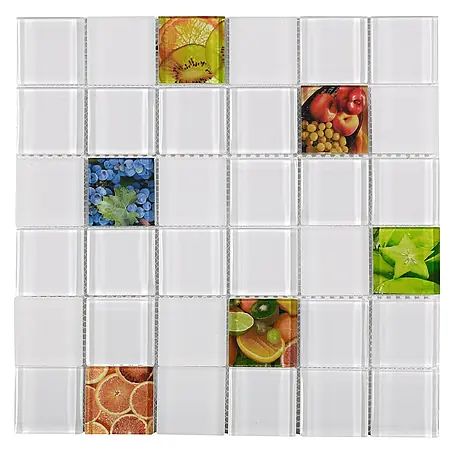 Baldosa de mosaico Nieve Frutas