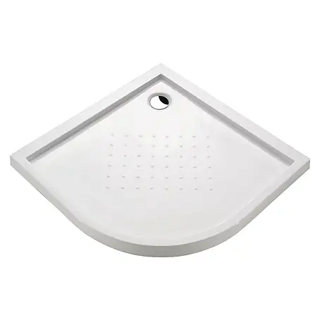 Plato de ducha cuarto de circulo acrílico