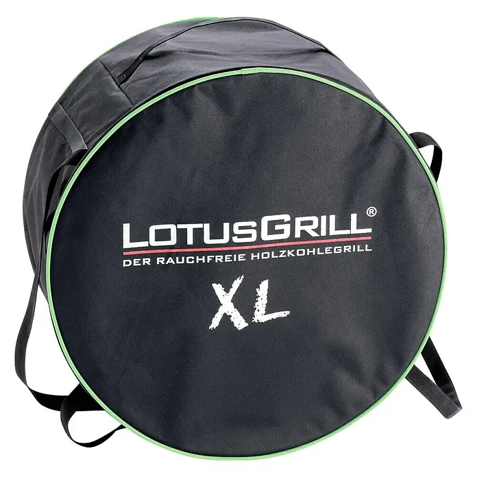 LotusGrill Barbacoa de carbón con poco humo XL - Green, Superficie parrilla: Ø 43 cm