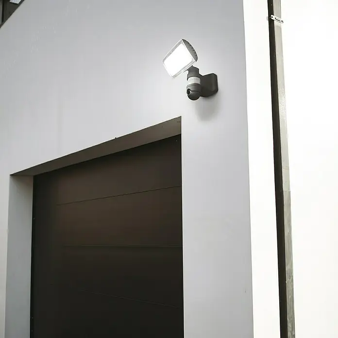 Lutec Proyector LED con sensor Peri - 25 W, Gris