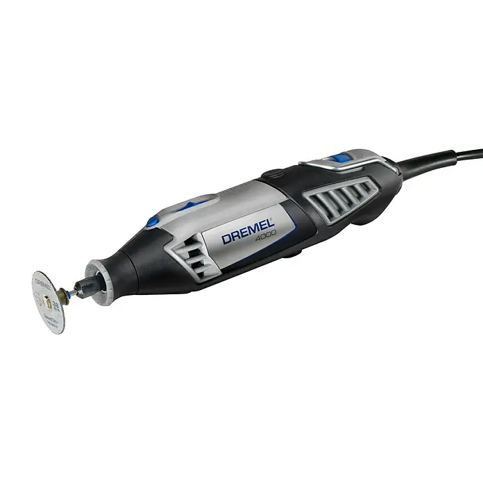 Dremel Multifunktionswerkzeug 4000-4/65 EZ - 175 W, Leerlaufdrehzahl: 5.000 U/min - 35.000 U/min, Zubehör: 65 -tlg. - Linke Seitenansicht