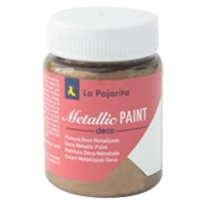 La Pajarita Pintura Metallic Paint - Bronze, 75 ml, Brillante - Vista frontal