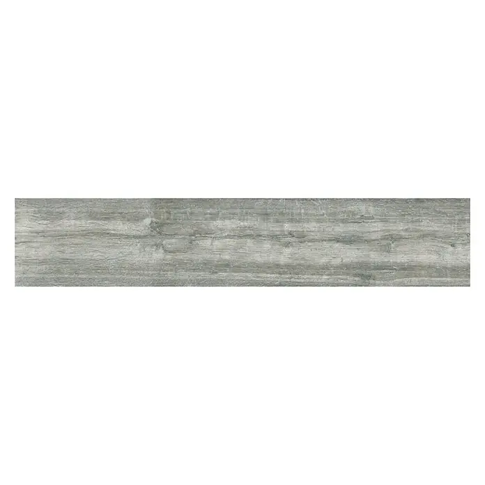 Pavimento porcelánico Wild - 23,3 x 120 cm, Gris - Vista superior