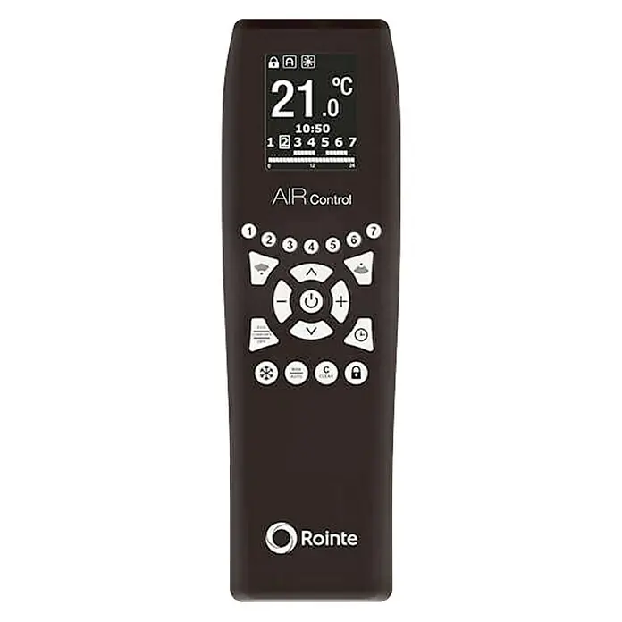 Rointe Mando a distancia AIR Control black series - Negro - Vista superior