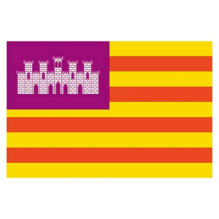 Bandera Baleares - 7 x 10 cm
