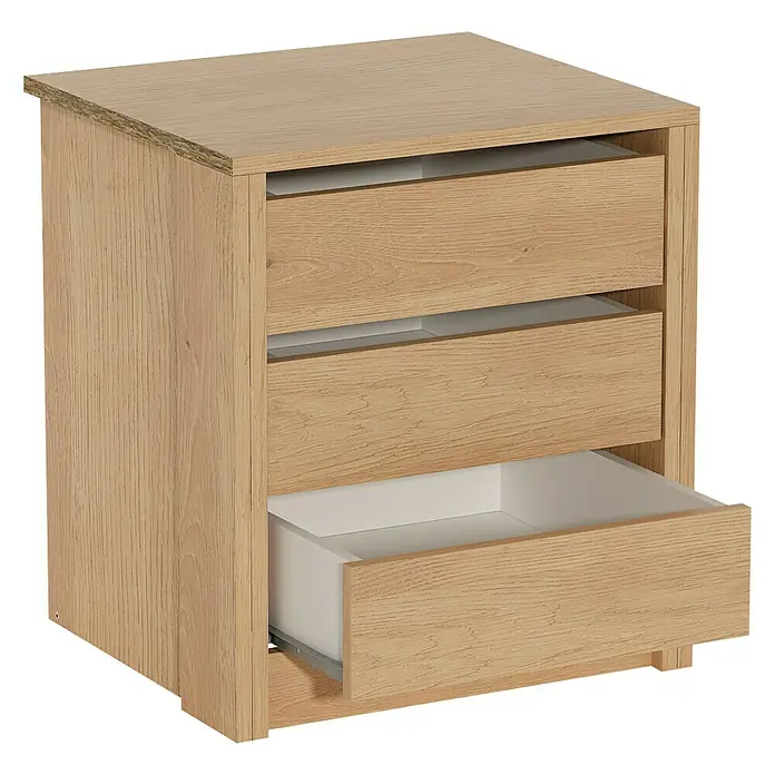 Finsa Cajonera - L x An x Al: 52,8 x 46,8 x 52,8 cm, Melamina, Roble