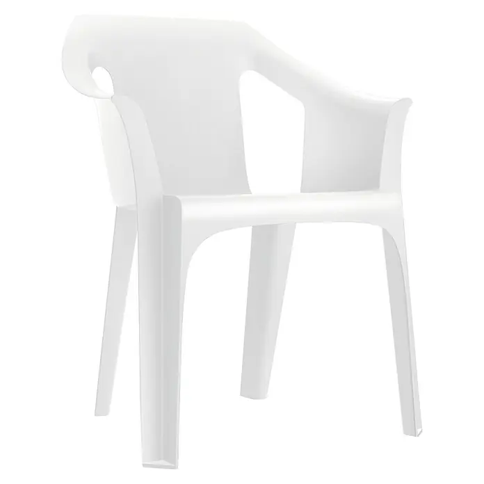 Silla de jardín Cool - Blanco - Vista frontal